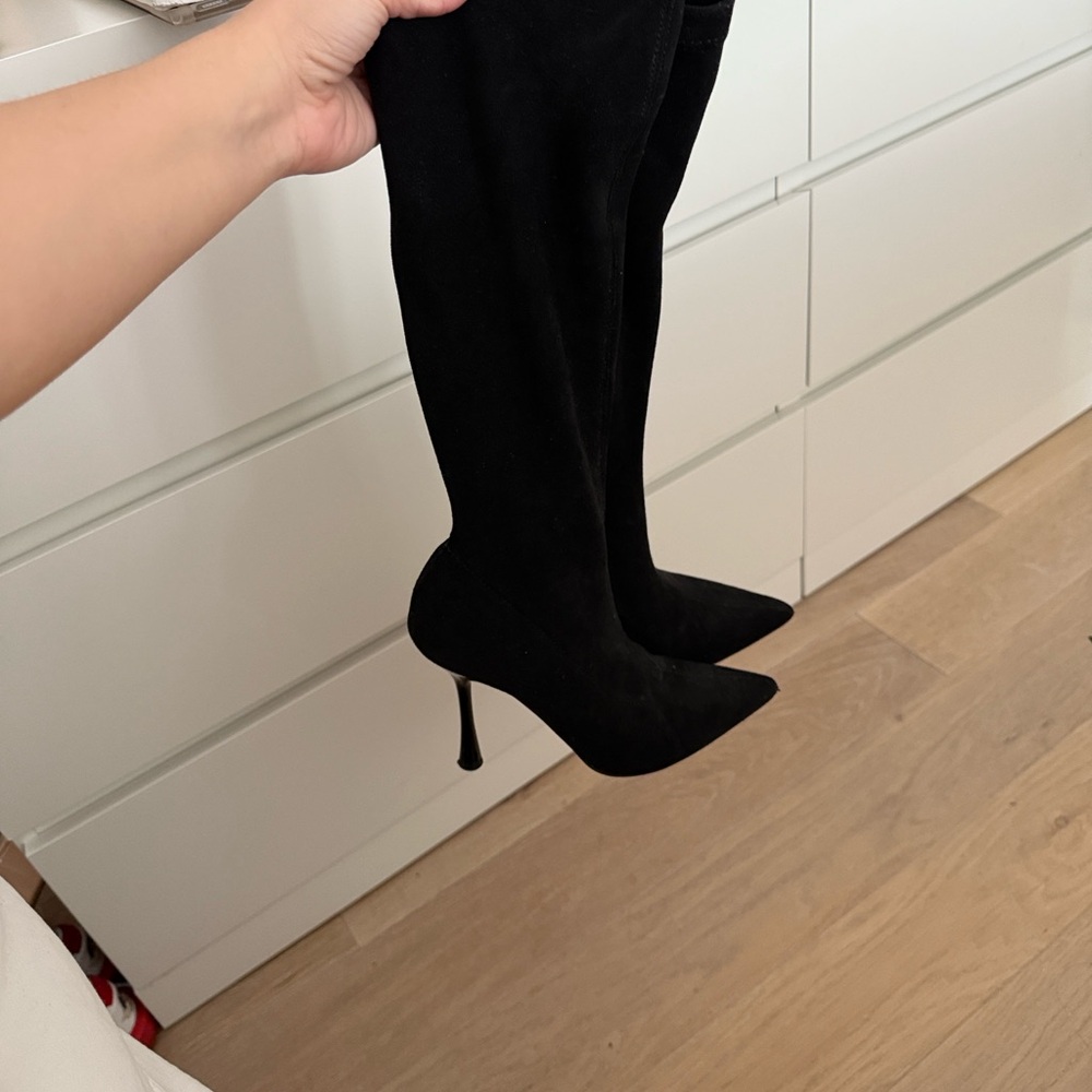 Forever 21 Black Heeled Boots